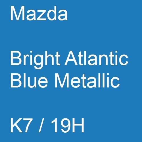 Mazda, Bright Atlantic Blue Metallic, K7 / 19H.